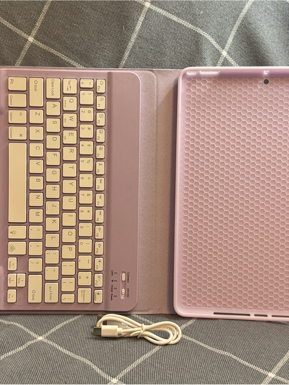 Hamile Purple iPad Keyboard Case 9th/8th/7th Gen